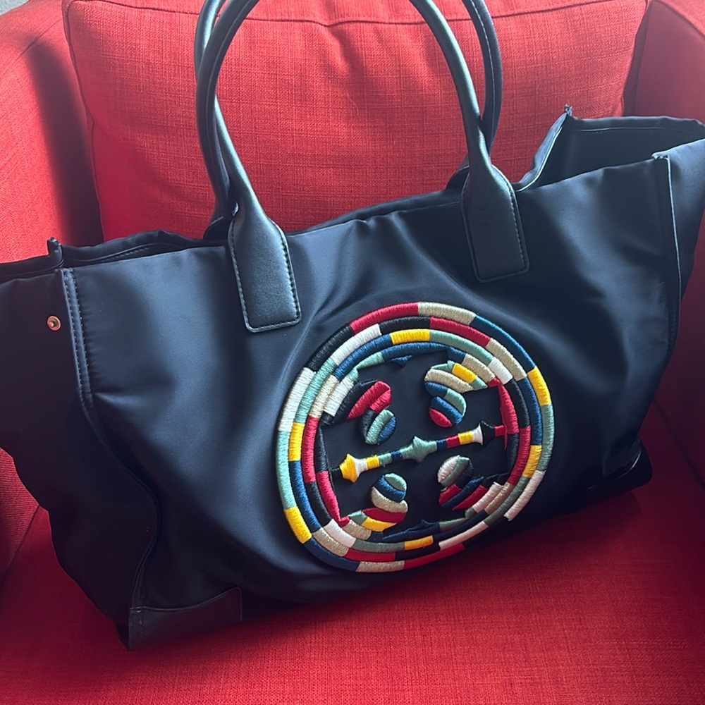 Tory Burch Ella Nylon Large Tote